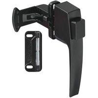 LATCH PUSHBTTN BLACK 1-3/4IN 