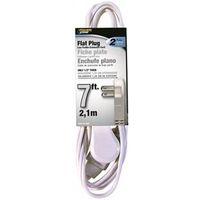 CORD EXT INDR 3OUT16/2X7FT WHT 