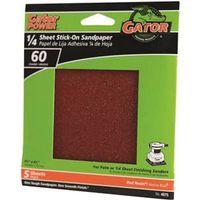 60GRIT PSA 1/4 SHEET 5PK 