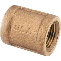 1" COUPLING   RED BRASS 