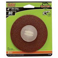 4X5/8 FIBER DISC 80GRIT 3PK 
