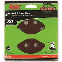 5IN 80GRIT 8HOLE HK/LOOP 5PK 