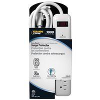 STRIP SURGE 6OUT 1000J 8FT WHT 