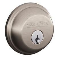 SINGLE DEAD BOLT-SATIN NICKLE 