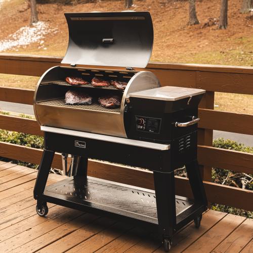 Recteq Deck Boss 800 Wood Pellet WiFi Grill and Smoker Black/Silver – Grills & Smokers | City Lumber | From Contractors to DIY projects, our professional staff will help guide you on your next projct. San Angelo, Texas