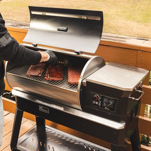 Recteq Patio Legend 400 Wood Pellet WiFi Grill and Smoker Black/Silver – Grills & Smokers | City Lumber | Your One Stop Shop Hardware, Building Supplies & Tools in Texas San Angelo, Texas