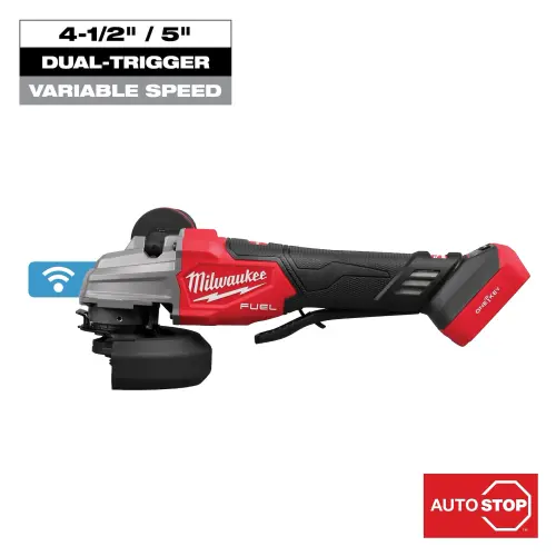 Milwaukee 2986-20 4-1/2-5" Dual-Trigger Braking Grinder