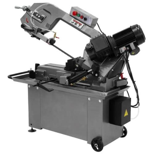 Jet 414466 1 HP 8 in.? x 14 in.? Geared Head Metalworking Horizontal Bandsaw with Closed Stand, 3-?Speed, 115/?230-?Volt, HBS-?814GH