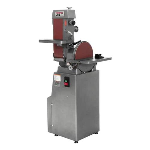 Jet 414551 6 in.? x 48 in.? Industrial Combination Belt and 12 in.? Disc Finishing Machine