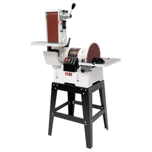 Jet 708599K 115/?230-?Volt JSG-?6DCK 1.?5 HP 6.?5 in.? x 48 in.? Belt and 12 in.? Disc Sander with Open Stand