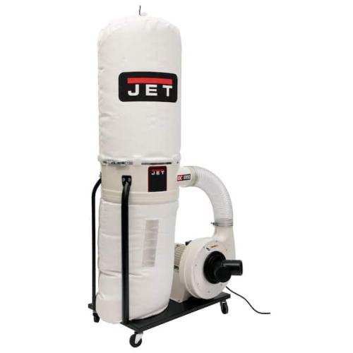 Jet 710701K DC-?1200VX-?BK1 2HP 1PH 230V DUST COLLECTOR POWER TOOL AND 30-?MICRON BAG FILTER KIT