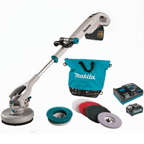 Makita GSP01M1 40V max XGT Brushless Telescoping 8" Polisher / Scrubber Kit
