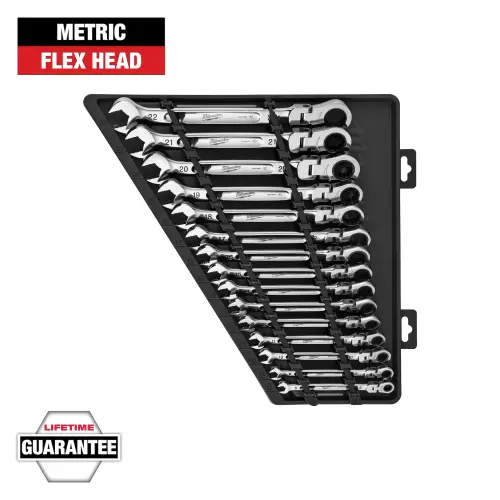 15PC MM FLEX HD COMB WRENCH SET Milwaukee 48-22-9513