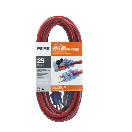 25' red/blue prime lock
