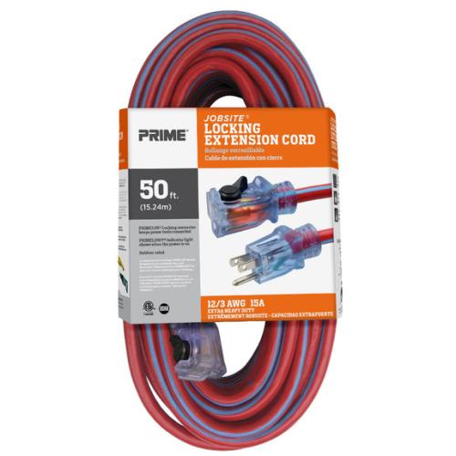 50' red/blue prime lock