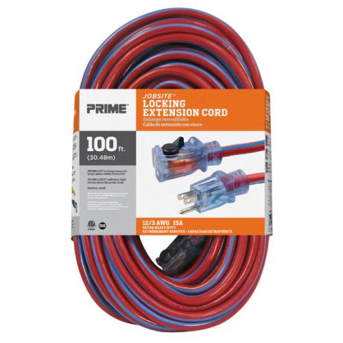 100' red/blue prime lock