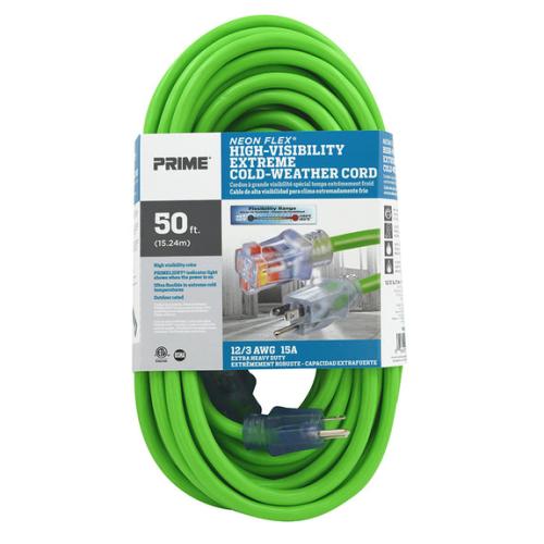 50' 12/3 LIGHTED GREEN