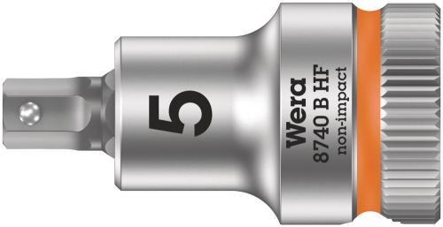 Wera Tool 5003033001 8740 B HF Zyklop bit socket with holding function, 3/8" drive, 5 x 35 mm