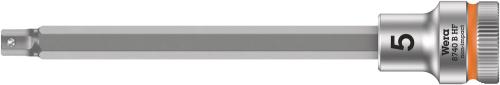 Wera Tool 5003034001 8740 B HF Zyklop bit socket with holding function, 3/8" drive, 5 x 107 mm