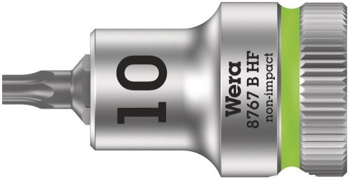 Wera Tool 5003059001 8767 B HF TORX® Zyklop bit socket with holding function, 3/8" drive, TX 10 x 35 mm