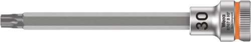 Wera Tool 5003067001 8767 B HF TORX® Zyklop bit socket with holding function, 3/8" drive, TX 30 x 107 mm