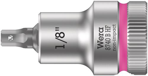 Wera Tool 5003080001 8740 B HF Zyklop bit socket with holding function, 3/8" drive, 1/8" x 35 mm