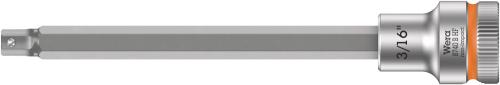 Wera Tool 5003086001 8740 B HF Zyklop bit socket with holding function, 3/8" drive, 3/16" x 107 mm