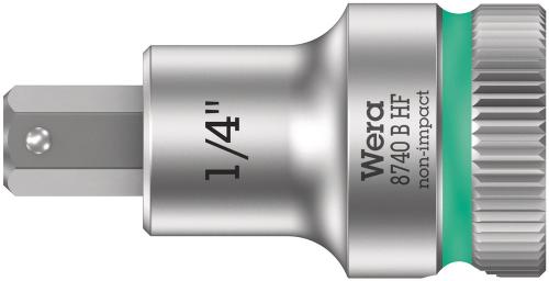 Wera Tool 5003089001 8740 B HF Zyklop bit socket with holding function, 3/8" drive, 1/4" x 35 mm