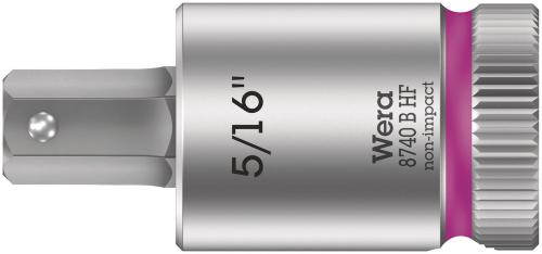 Wera Tool 5003091001 8740 B HF Zyklop bit socket with holding function, 3/8" drive, 5/16" x 38.5 mm