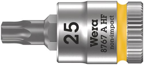 Wera Tool 5003365001 8767 A HF TORX® Zyklop bit socket with holding function, 1/4" drive, TX 25 x 28 mm