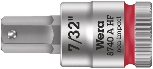 Wera Tool 5003387001 8740 A HF Zyklop bit socket with holding function, 1/4" drive, 7/32" x 28 mm