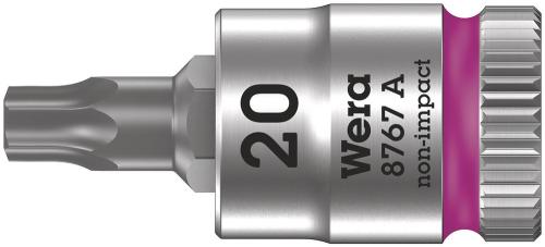 Wera Tool 5003391001 8767 A TORX® Zyklop bit socket, 1/4" drive, TX 20 x 28 mm