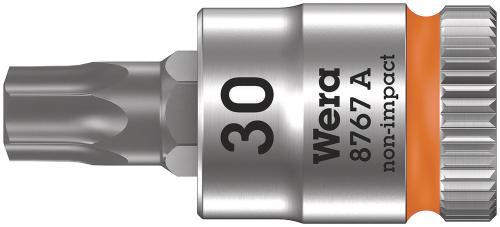 Wera Tool 5003393001 8767 A TORX® Zyklop bit socket, 1/4" drive, TX 30 x 28 mm