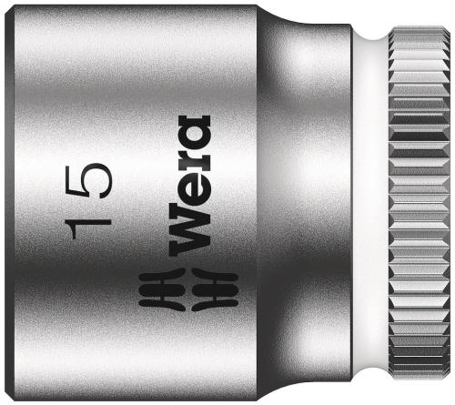 Wera Tool 5003499001 8790 HMA Zyklop 1/4" socket, 15 x 23 mm
