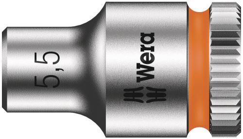 Wera Tool 5003504001 8790 HMA Zyklop 1/4" socket, 5.5 x 23 mm
