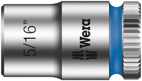 Wera Tool 5003518001 8790 HMA Zyklop 1/4" socket, 5/16" x 23 mm