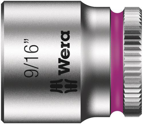 Wera Tool 5003523001 8790 HMA Zyklop 1/4" socket, 9/16" x 23 mm