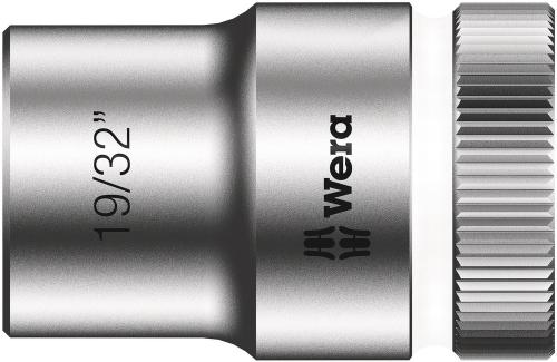 Wera Tool 5003622001 8790 HMC Zyklop socket with 1/2" drive, 19/32" x 37 mm