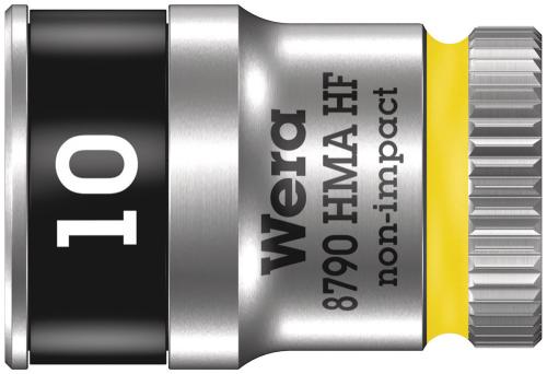 Wera Tool 5003725001 8790 HMA HF Zyklop socket with 1/4" drive with holding function, 10 x 23 mm