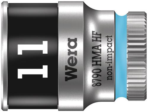 Wera Tool 5003726001 8790 HMA HF Zyklop socket with 1/4" drive with holding function, 11 x 23 mm