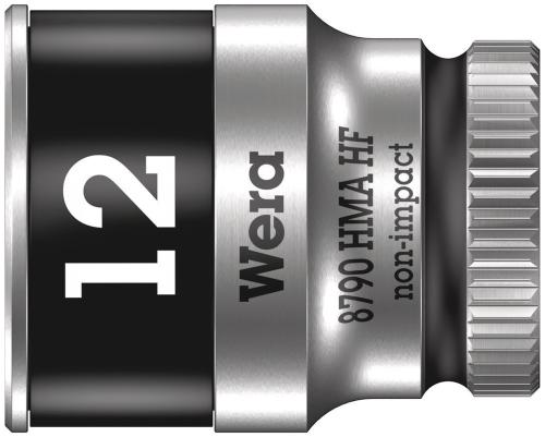 Wera Tool 5003727001 8790 HMA HF Zyklop socket with 1/4" drive with holding function, 12 x 23 mm