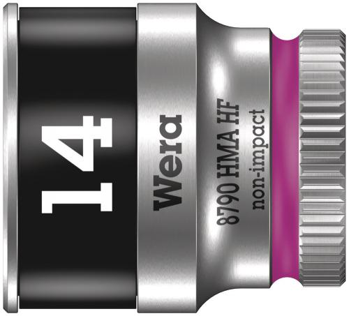 Wera Tool 5003729001 8790 HMA HF Zyklop socket with 1/4" drive with holding function, 14 x 23 mm