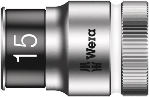 Wera Tool 5003735001 8790 HMC HF Zyklop socket with 1/2" drive with holding function, 15 x 37 mm