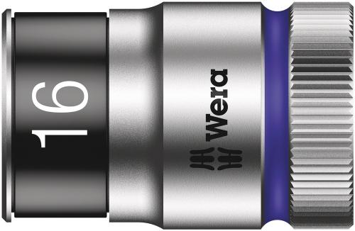Wera Tool 5003736001 8790 HMC HF Zyklop socket with 1/2" drive with holding function, 16 x 37 mm
