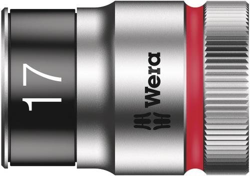 Wera Tool 5003737001 8790 HMC HF Zyklop socket with 1/2" drive with holding function, 17 x 37 mm