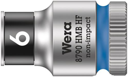 Wera Tool 5003740001 8790 HMB HF Zyklop socket with 3/8" drive with holding function, 6 x 29 mm