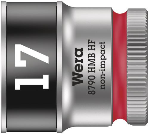 Wera Tool 5003751001 8790 HMB HF Zyklop socket with 3/8" drive with holding function, 17 x 29 mm