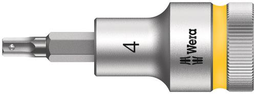Wera Tool 5003820001 8740 C HF Zyklop bit socket with 1/2" drive with holding function, 4 x 60 mm