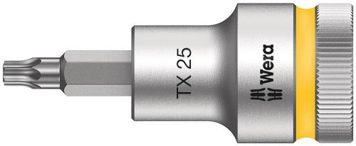 Wera Tool 5003831001 8767 C HF TORX® Zyklop bit socket with 1/2" drive with holding function, TX 25 x 60 mm