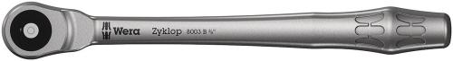 Wera Tool 5004033001 8003 B Zyklop Metal Ratchet with push-through square and 3/8" drive, 3/8" x 222 mm